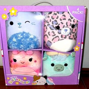 ORIGINAL Squishmallows 4 pack boxed Dallas Iver Bastian Eileen NEW